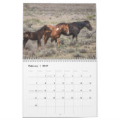 De mosterd van het zand wasbekken kalender (Feb 2027)