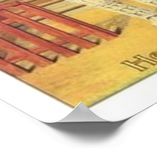 De mosterdkoppen van de  Colman op het veld Cricke Poster (Hoek)