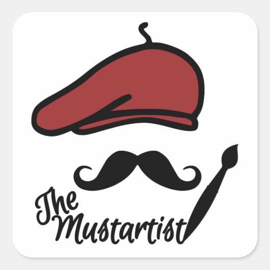 De mosterdkunstenaars stickers (Voorkant)