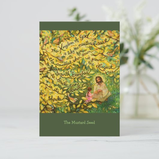 De mosterdzaadparabel (Staand voorkant)