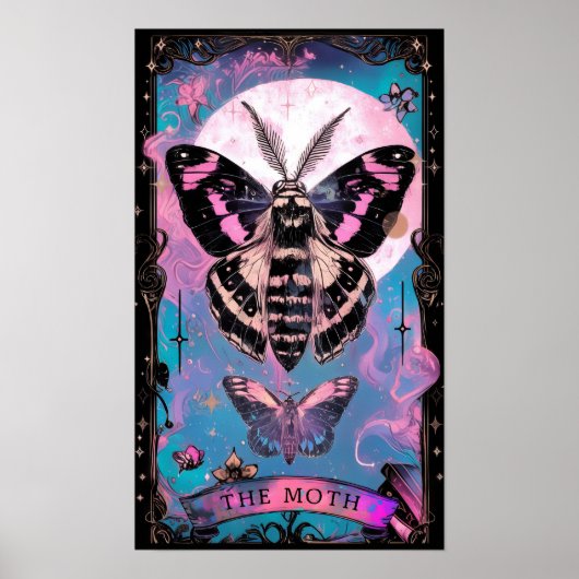 De Moth Tarot Kaart Witchy Poster (Voorkant)