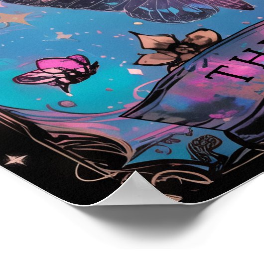 De Moth Tarot Kaart Witchy Poster (Hoek)