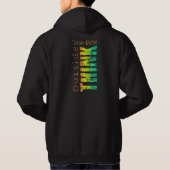 de motivación en multicolor hoodie (Achterkant)