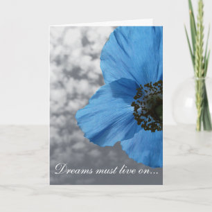 De motivatie Blauwe Dromen van de Papaver moeten Kaart