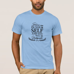 De motivatie citaten 11 van de grafie van de texto t-shirt