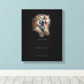 De motivatie droom van het Citaat gelooft bereiken Canvas Afdruk (Insitu (Houten vloer))