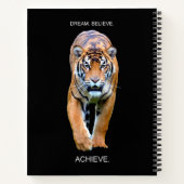 De motivatie droom van het Citaat gelooft bereiken Notitieboek (Achterkant)