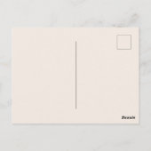 De motivatie van de boosaardige archeoloog briefkaart (Achterkant)