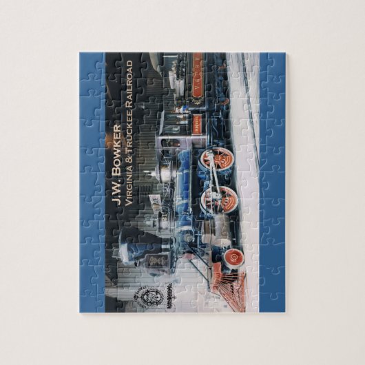 De motor Bowker puzzle van Virginia en Truckee Rai Legpuzzel (Verticaal)