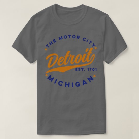 De motor City Detroit T-shirt (Design voorkant)