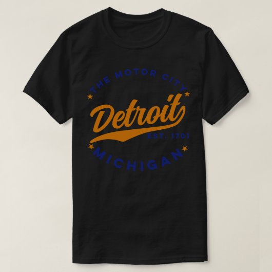 De motor City Detroit T-shirt (Design voorkant)