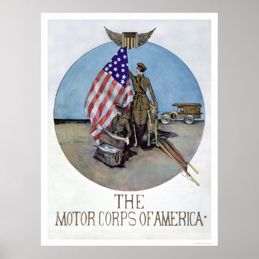 De Motor Corps van Amerika (US02075) Poster (Voorkant)
