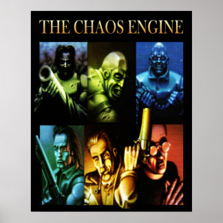 De motor van de Chaos Poster