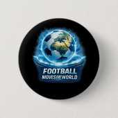 De Motor Van De Wereld Ronde Button 5,7 Cm (Voorkant)