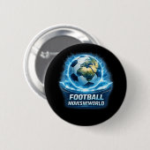 De Motor Van De Wereld Ronde Button 5,7 Cm (Voorkant /achterkant)