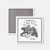 De motorfiets Bike Classic Magneet (Voorkant / Achterkant)