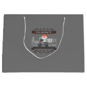 De motorfiets van Bubble Large Cadeautasje (Voorkant)