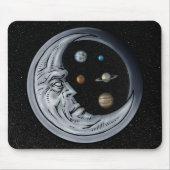 De motorhouder, ogen van het universum muismat (Voorkant)