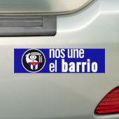 DE MOTORKAP VERENIGT ONS BUMPERSTICKER (Op auto)