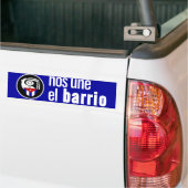 DE MOTORKAP VERENIGT ONS BUMPERSTICKER (Op Truck)