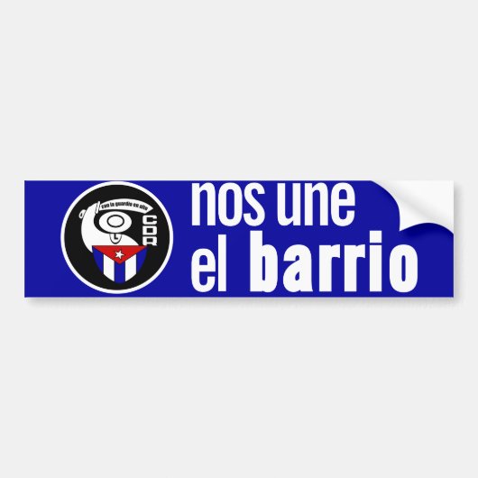 DE MOTORKAP VERENIGT ONS BUMPERSTICKER (Voorkant)