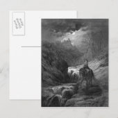 De motorrijder briefkaart (Voorkant / Achterkant)