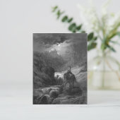 De motorrijder briefkaart (Staand voorkant)