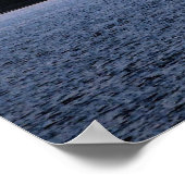 De motorstellen op het vuurmeer van 36 x 24 Poster (Hoek)