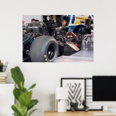 De motorwisser poster (Thuiskantoor)