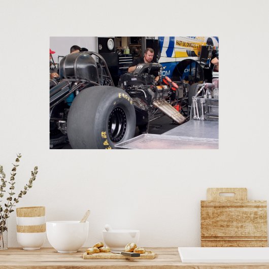 De motorwisser poster (Keuken)