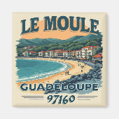 DE MOULE GUADELOUPE MAGNEET (Voorkant)