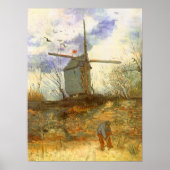 De Moulin Galette door Vincent van Gogh, Windmolen Poster (Voorkant)