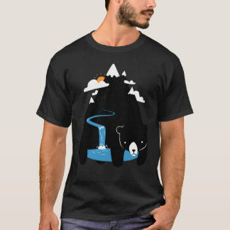 De Mountain Bear vrienden T-shirt
