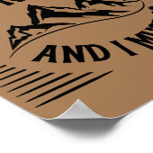 DE MOUNTAINEN ROEPEN EN IK MOET GAAN POSTER (Hoek)