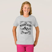DE MOUNTAINEN ROEPEN EN IK MOET ZO'N BEETJE GAAN. T-SHIRT (Voorkant volledig)