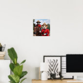 "De Mounties komen eraan" Poster (Thuiskantoor)