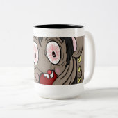 De Mousetrap Tweekleurige Koffiemok (Voorkant rechts)