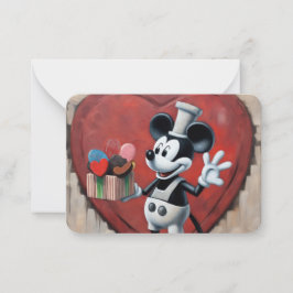 De Mousey Valentijnsdag Notitiekaartje