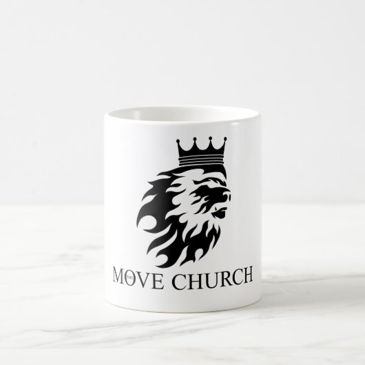De Move Church Blk Logo Coffee Mok (Center)