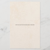 De Movie Love Quotes Wedding Table Game aanpassen (Achterkant)