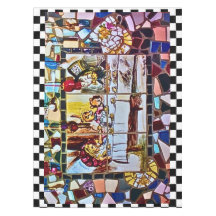 de mozaïek van de gekke - theepartij