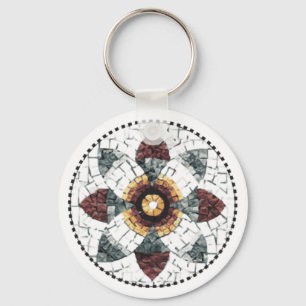 De mozaïekknoop van de Collectie sleutelhanger