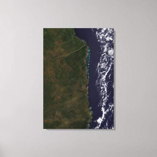 De Mozambikaanse kust Canvas Afdruk (Voorkant)