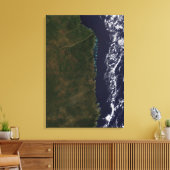 De Mozambikaanse kust Canvas Afdruk (Insitu (Woonkamer))