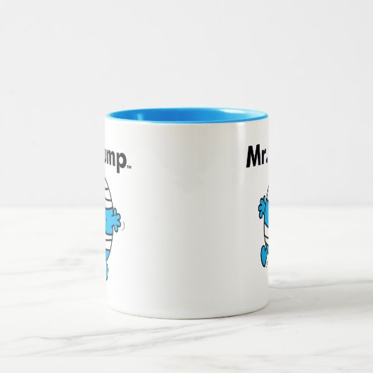 De Mr. Men | Mr. Bump is een Kluns Tweekleurige Koffiemok (Center)