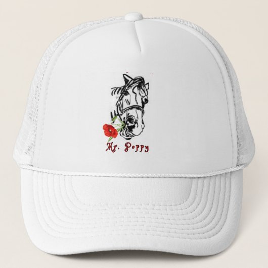 DE MR. POPPY TRUCKER HAT TRUCKER PET (Voorkant)