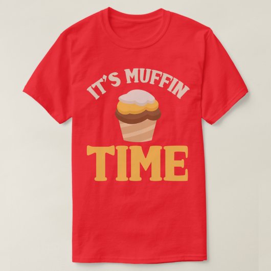 De Muffin-tijd T-shirt (Design voorkant)