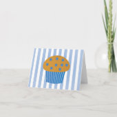 De Muffin van de bosbes Kaart (Voorkant)