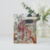 De Mughal Keizer Babur Briefkaart (Staand voorkant)