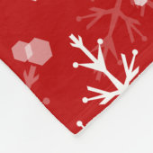 De muilkorf van een polair beer, Kerstmis Fleece Deken (Hoek)